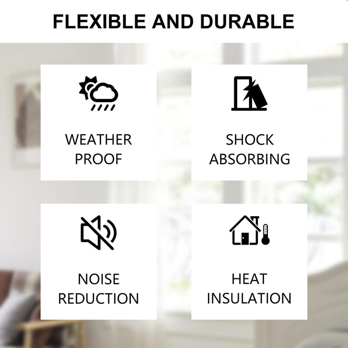 Weather Stripping Foam Seal – Less Is More Upgrade, Uncluttered Door and Window Insulation