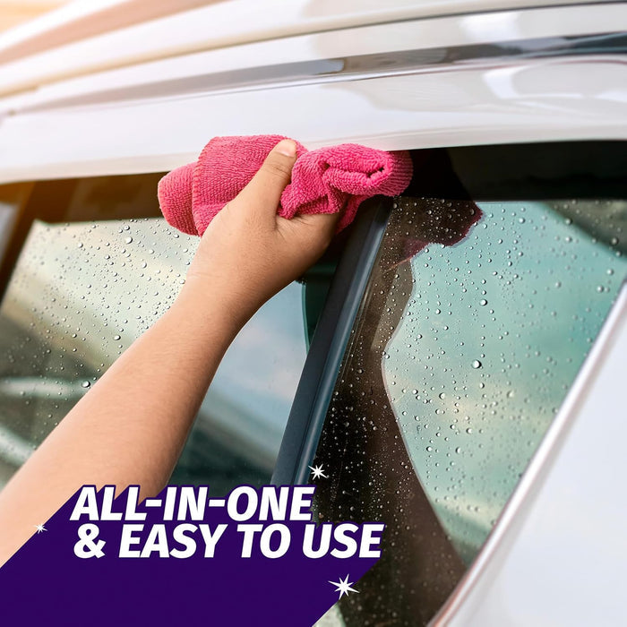 Windex Automotive Glass Cleaner – Quick Workday Touchscreen Cleaner for Rideshare and Delivery Driver Cabins