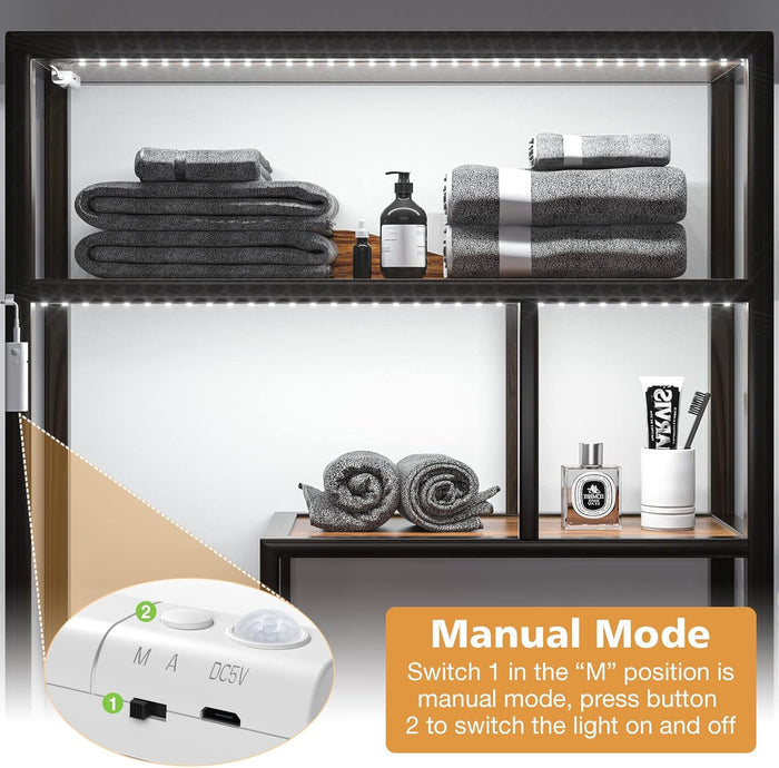 built-in 2200mah usb-rechargeable battery with magnetic removable control box