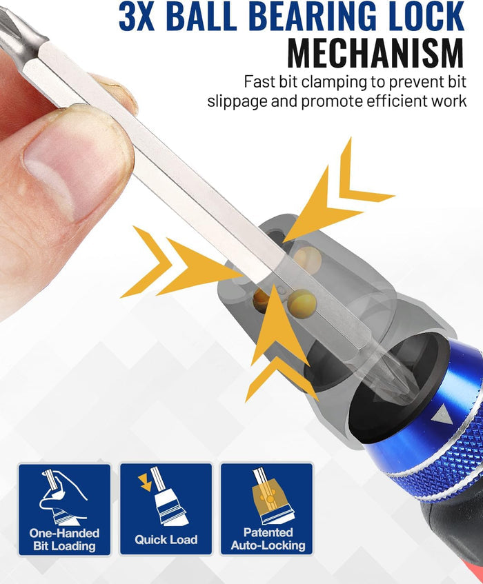 forward/reverse/locking ratcheting mechanism