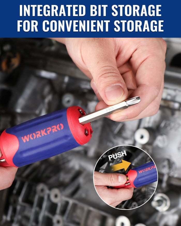 1/4 inch hex shank compatibility with standard driver bits