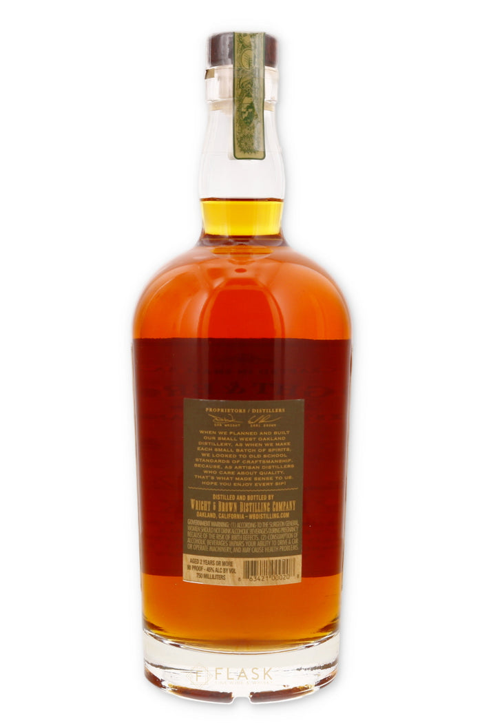 Wright & Brown Rye 750ml - Flask Fine Wine & Whisky