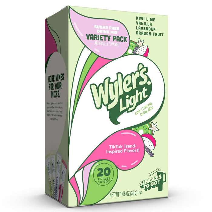20 single-serve powder packets per box