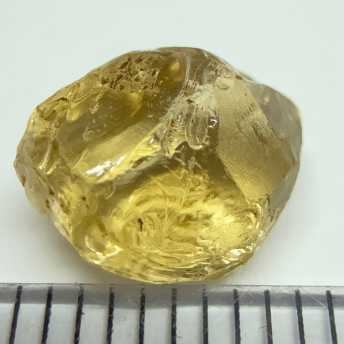 Yellow Tourmaline Crystal, 3.16ct, VVS-IF, Tanzania, Untreated Unheated.