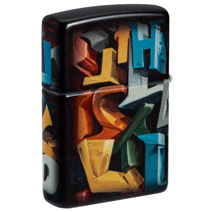 Zippo Lighter: Abstract Zippo Design - 540 Color 46608