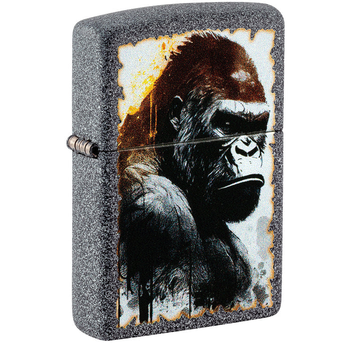 Zippo Lighter: Angry Gorilla - Iron Stone 47024
