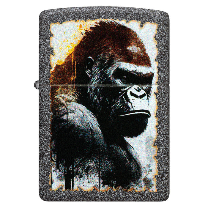 Zippo Lighter: Angry Gorilla - Iron Stone 47024