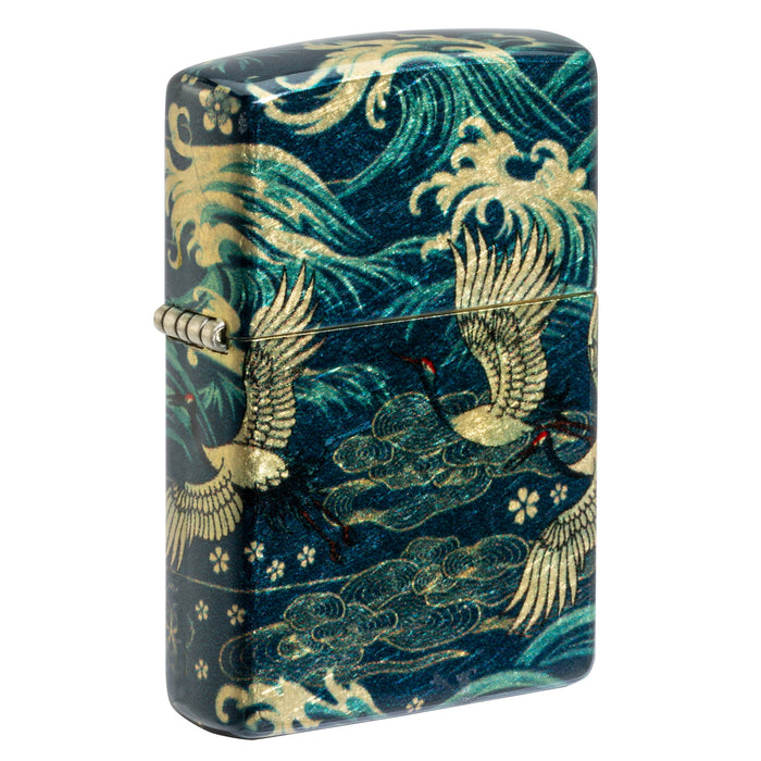 Zippo Lighter: Asian Birds Design - 540 Fusion 81778