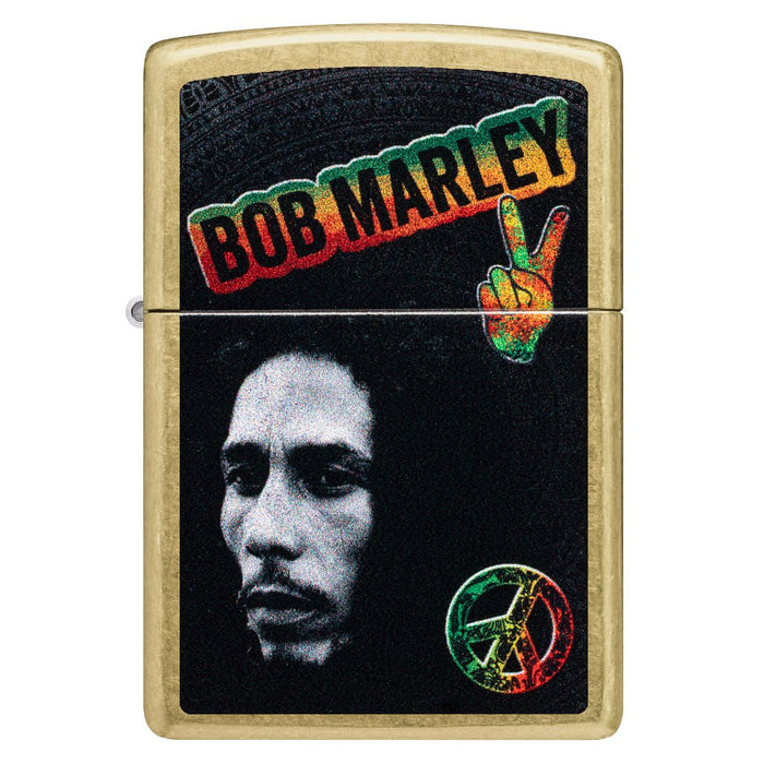 Zippo Lighter: Bob Marley Design - Street Brass 47194