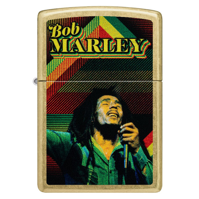 Zippo Lighter: Bob Marley Design - Street Brass 47242