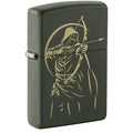 Zippo Lighter: Bow Hunter - Green Matte 46916