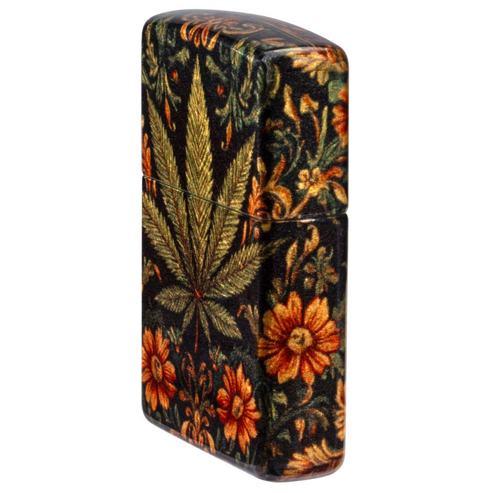 Zippo Lighter: Cannabis Tapestry Design - 540 Fusion 47139