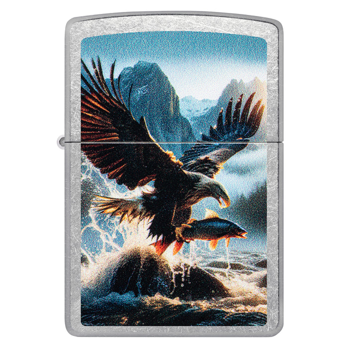 Zippo Lighter: Catch of the Day Design - Street Chrome 47188