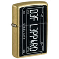 Zippo Lighter: Def Leppard, Steel City - Street Brass 47223