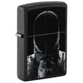 Zippo Lighter: Fencer - Black Matte 46625