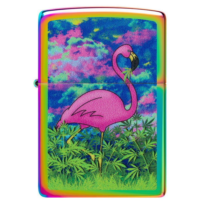 Zippo Lighter: Flamingo Fields - Multi-Color 46827