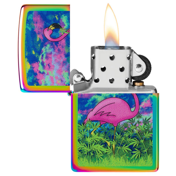 Zippo Lighter: Flamingo Fields - Multi-Color 46827