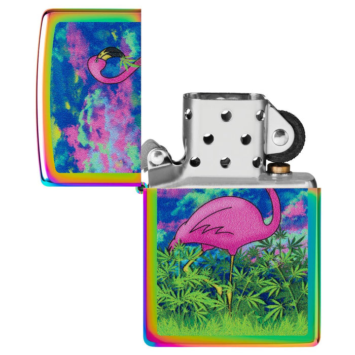 Zippo Lighter: Flamingo Fields - Multi-Color 46827