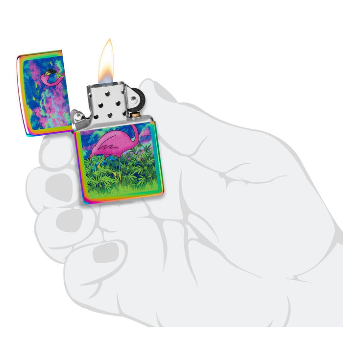 Zippo Lighter: Flamingo Fields - Multi-Color 46827