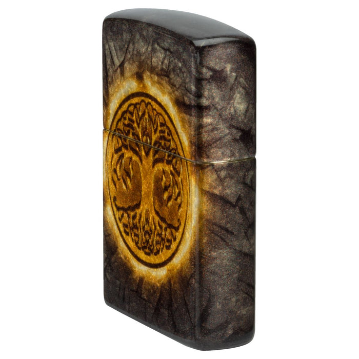 Zippo Lighter: Gleaming Tree of Life - 540 Fusion 46815