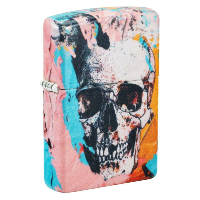 Zippo Lighter: Graffiti Skull - 540 Color 46818