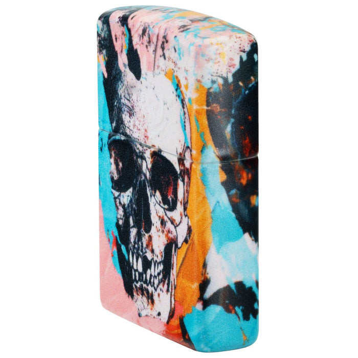 Zippo Lighter: Graffiti Skull - 540 Color 46818