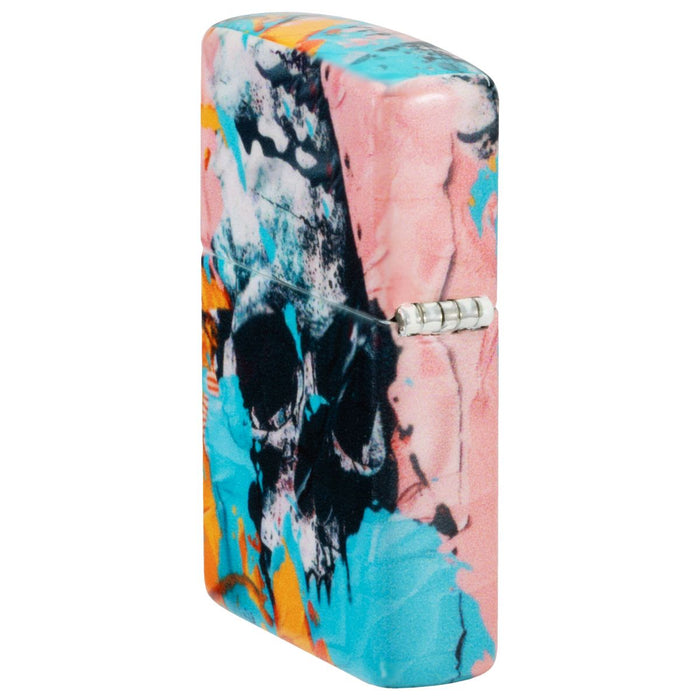 Zippo Lighter: Graffiti Skull - 540 Color 46818