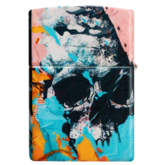 Zippo Lighter: Graffiti Skull - 540 Color 46818
