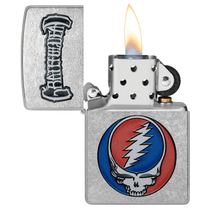 Zippo Lighter: Grateful Dead, Steal Your Face - Street Chrome 47247