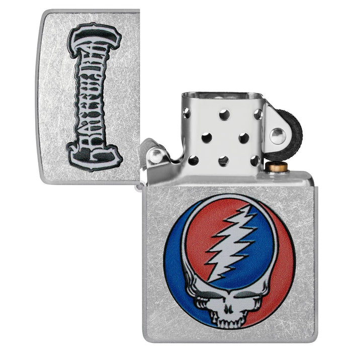 Zippo Lighter: Grateful Dead, Steal Your Face - Street Chrome 47247