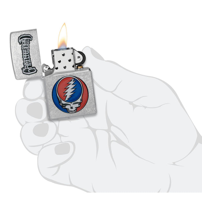 Zippo Lighter: Grateful Dead, Steal Your Face - Street Chrome 47247