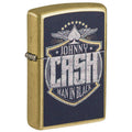 Zippo Lighter: Johnny Cash, Man in Black - Street Brass 47200