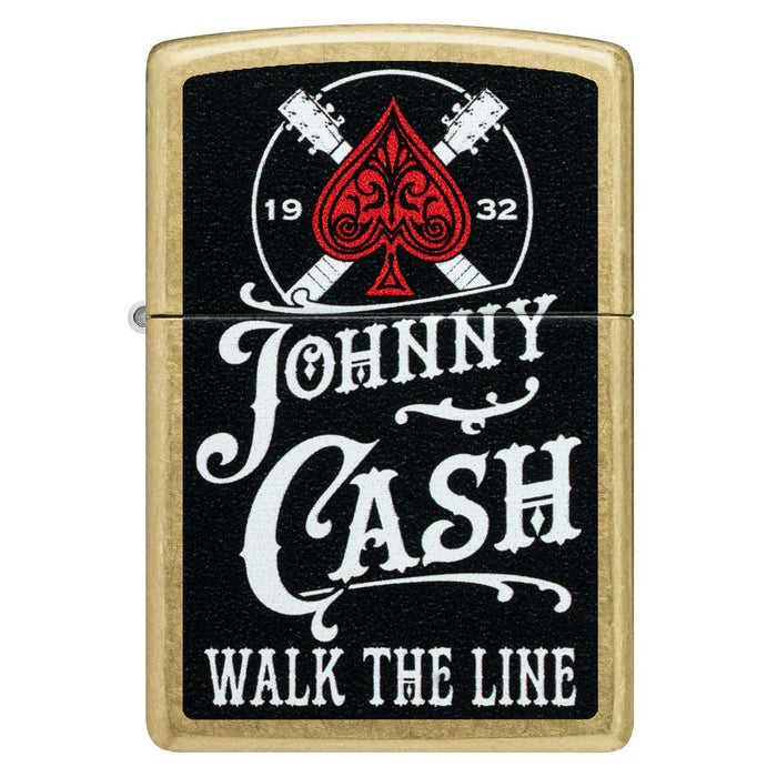 Zippo Lighter: Johnny Cash, Walk the Line - Street Brass 47245