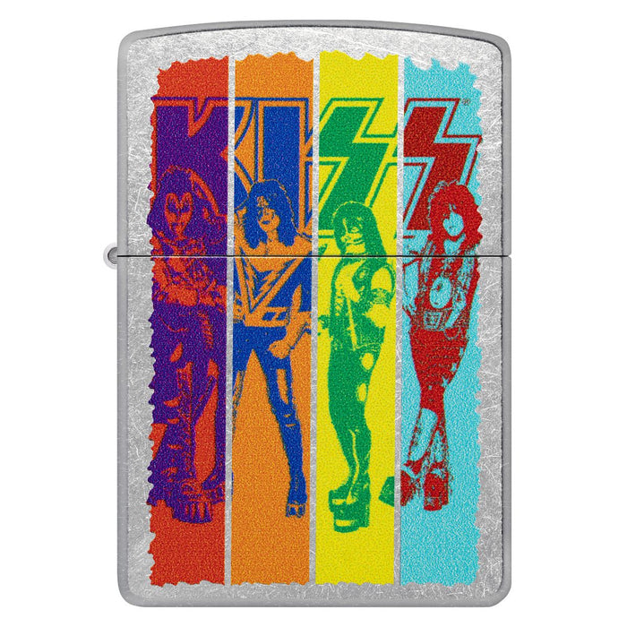 Zippo Lighter: KISS Design - Street Chrome 47244