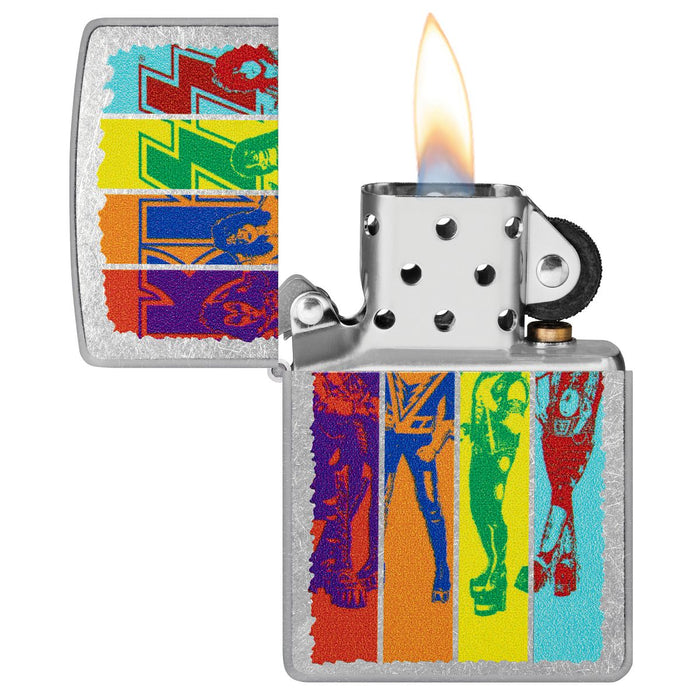 Zippo Lighter: KISS Design - Street Chrome 47244