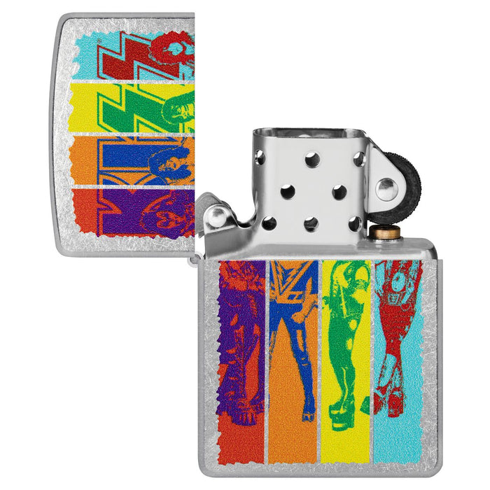 Zippo Lighter: KISS Design - Street Chrome 47244
