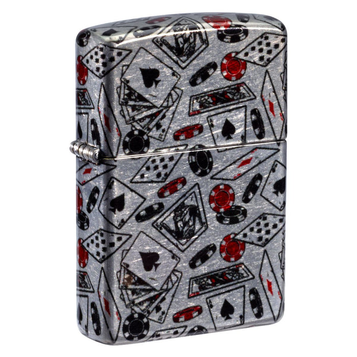 Zippo Lighter: Let the Chips Fall, Gambling Icons - 540 Fusion 47157