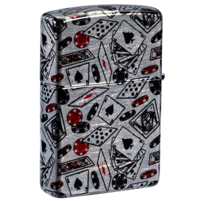 Zippo Lighter: Let the Chips Fall, Gambling Icons - 540 Fusion 47157