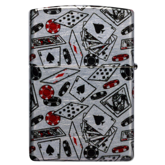 Zippo Lighter: Let the Chips Fall, Gambling Icons - 540 Fusion 47157
