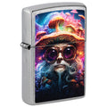 Zippo Lighter: Mushroom Man Design - Street Chrome 47184