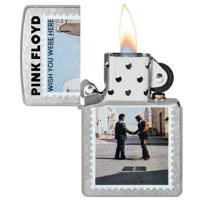 Zippo Lighter: Pink Floyd, Wish You Were Here - Street Chrome 47240