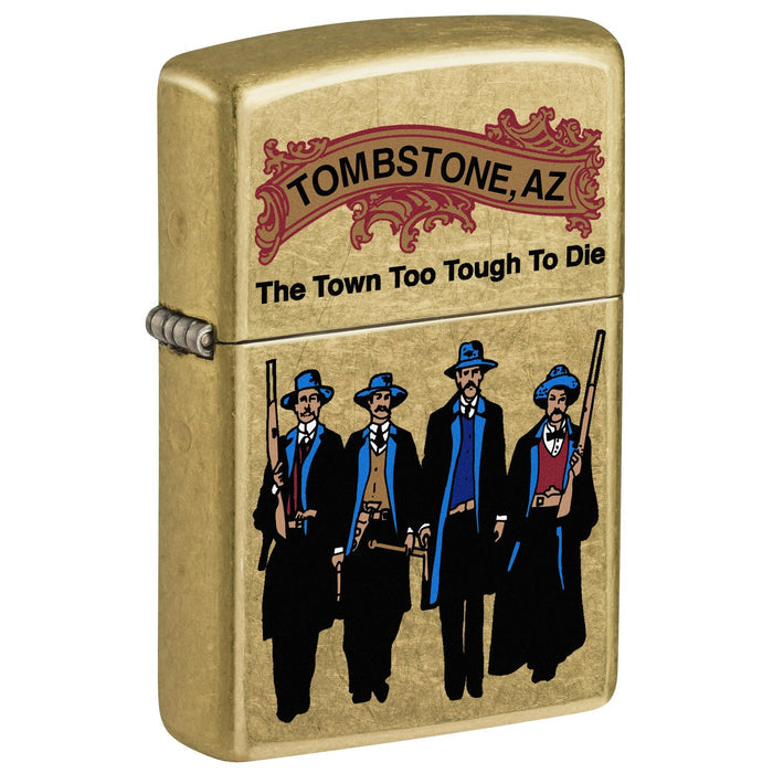 Zippo Lighter: Tombstone, Arizona - Street Brass 81737
