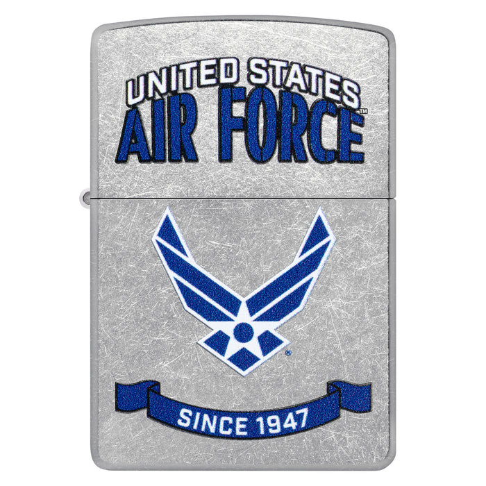 Zippo Lighter: U.S. Air Force Banner Design, USAF - Street Chrome 47089