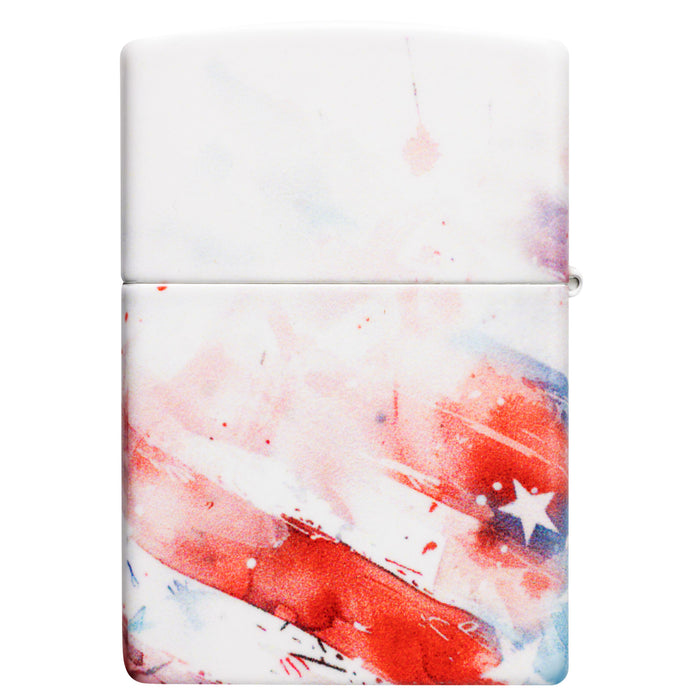 Zippo Lighter: Watercolor Flag Design - 540 Color 47209