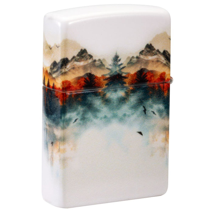 Zippo Lighter: Wolf and Mountains - 540 Color 46866