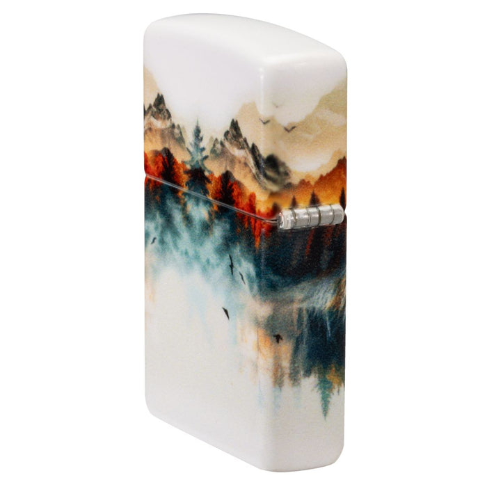 Zippo Lighter: Wolf and Mountains - 540 Color 46866