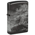 Zippo Lighter: Zeus Design - High Polish Black 46364